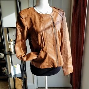 WHBM: Leather Moto Jacket